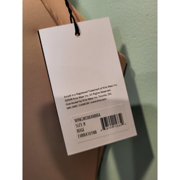 New Knix Beige Wing Woman Contour Bra Size 8/ 40D-42DD - Picture 4 of 5